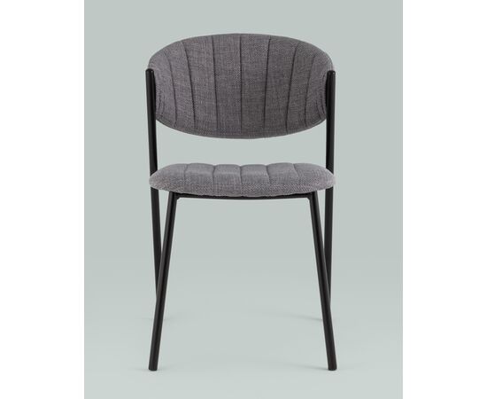 Стул Харпер ткань рогожка серый, изображение 3 | Интернет магазин мебели и декора LifeDekor