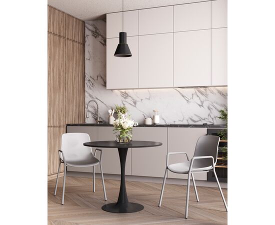 Стул Kaira пластик серый, изображение 3 | Интернет магазин мебели и декора LifeDekor