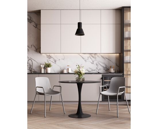 Стул Kaira пластик серый, изображение 4 | Интернет магазин мебели и декора LifeDekor