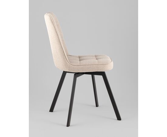 Стул Pleid вращающийся кремовый, изображение 8 | Интернет магазин мебели и декора LifeDekor