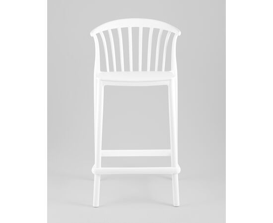 Стул полубарный Campo пластик белый, изображение 3 | Интернет магазин мебели и декора LifeDekor