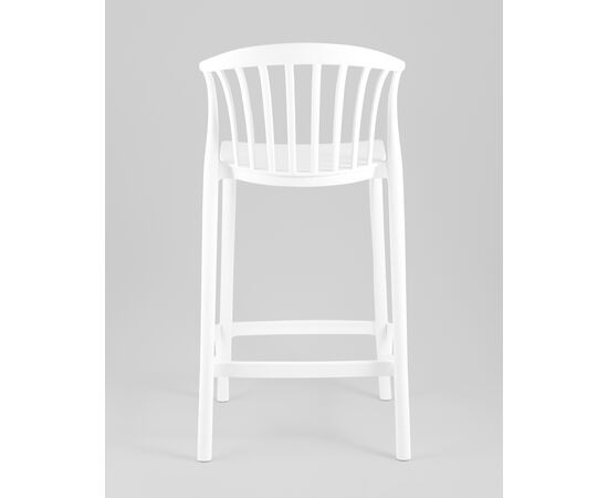 Стул полубарный Campo пластик белый, изображение 5 | Интернет магазин мебели и декора LifeDekor