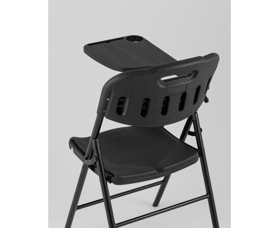Стул складной банкетный со столиком черный, изображение 8 | Интернет магазин мебели и декора LifeDekor