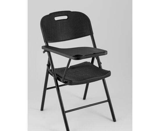 Стул складной банкетный со столиком черный, изображение 3 | Интернет магазин мебели и декора LifeDekor