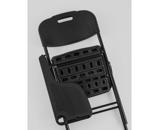 Стул складной банкетный со столиком черный, изображение 9 | Интернет магазин мебели и декора LifeDekor