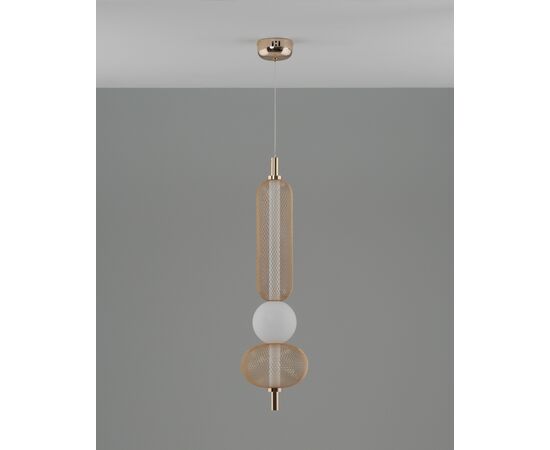 Светильник подвесной светодиодный Moderli V11256-PL Lattice, изображение 3 | Интернет магазин мебели и декора LifeDekor