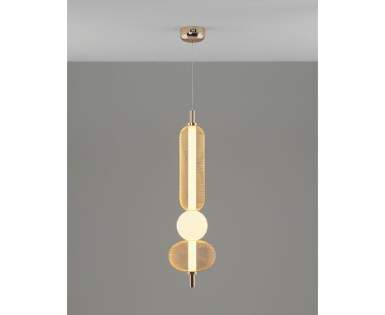 Светильник подвесной светодиодный Moderli V11256-PL Lattice, изображение 2 | Интернет магазин мебели и декора LifeDekor