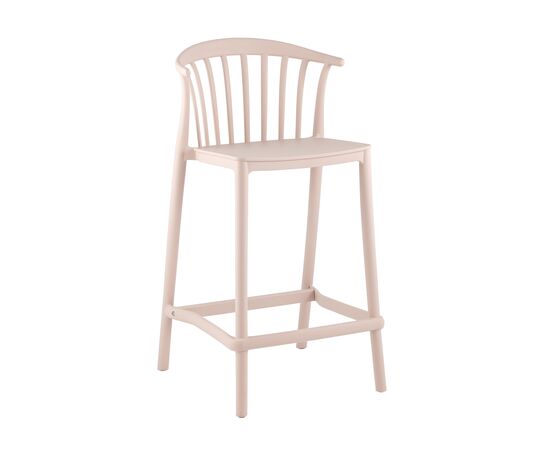 Стул полубарный Campo пластик бежевый | Интернет магазин мебели и декора LifeDekor