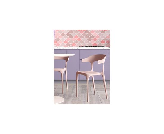 Стул Neo  пластик нежно-розовый, изображение 33 | Интернет магазин мебели и декора LifeDekor