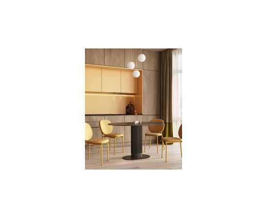 Стул обеденный Pip желтый желтые ножки NP, изображение 8 | Интернет магазин мебели и декора LifeDekor