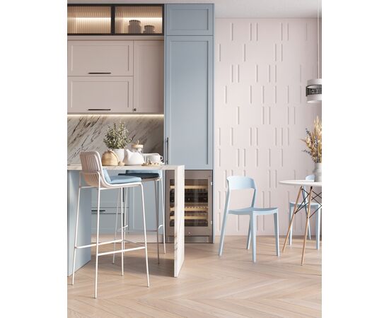 Стул барный Louran с подушкой белый, изображение 4 | Интернет магазин мебели и декора LifeDekor