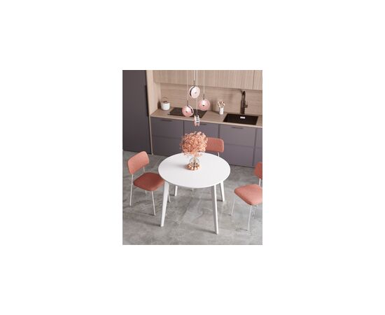 Стул Chao розовый белые ножки, изображение 41 | Интернет магазин мебели и декора LifeDekor