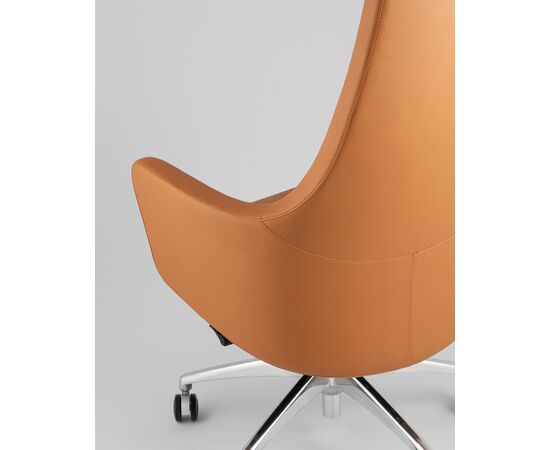 Кресло руководителя TopChairs Ferris коричневое, изображение 9 | Интернет магазин мебели и декора LifeDekor