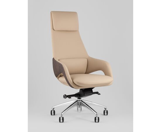 Кресло руководителя TopChairs Reign бежевый, изображение 2 | Интернет магазин мебели и декора LifeDekor