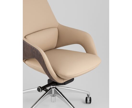 Кресло руководителя TopChairs Reign бежевый, изображение 10 | Интернет магазин мебели и декора LifeDekor