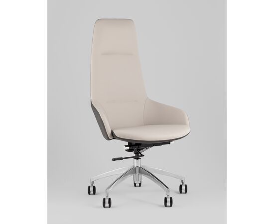 Кресло руководителя TopChairs Soulo светло-серый, серый, изображение 2 | Интернет магазин мебели и декора LifeDekor