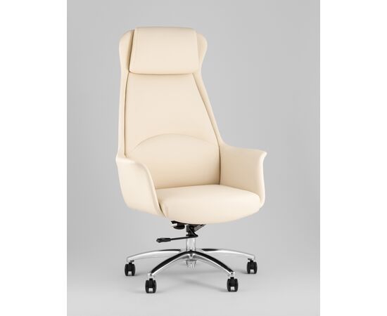 Кресло руководителя TopChairs Viking NEW бежевое, изображение 2 | Интернет магазин мебели и декора LifeDekor