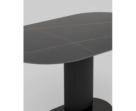 Стол обеденный Mystery 130х80 см чёрный керамика, изображение 5 | Интернет магазин мебели и декора LifeDekor