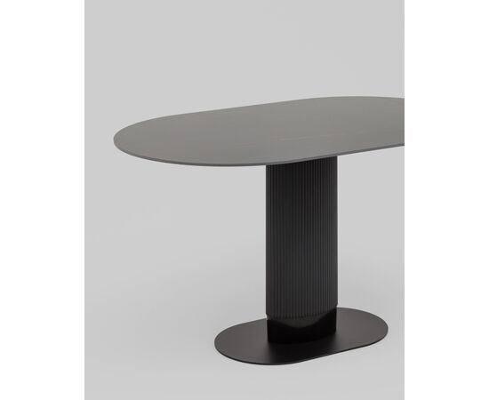 Стол обеденный Mystery 130х80 см чёрный керамика, изображение 6 | Интернет магазин мебели и декора LifeDekor