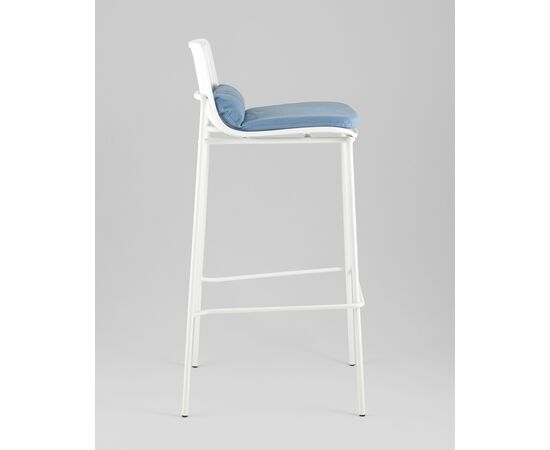 Стул барный Louran с подушкой белый, изображение 6 | Интернет магазин мебели и декора LifeDekor