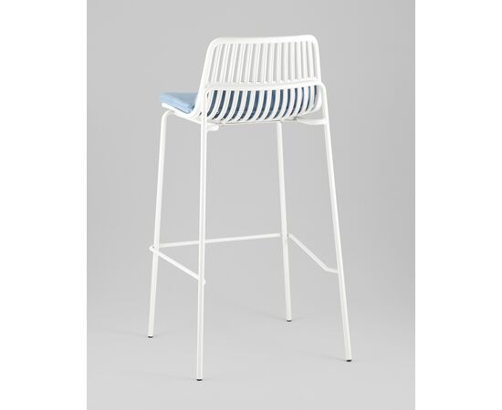 Стул барный Louran с подушкой белый, изображение 8 | Интернет магазин мебели и декора LifeDekor