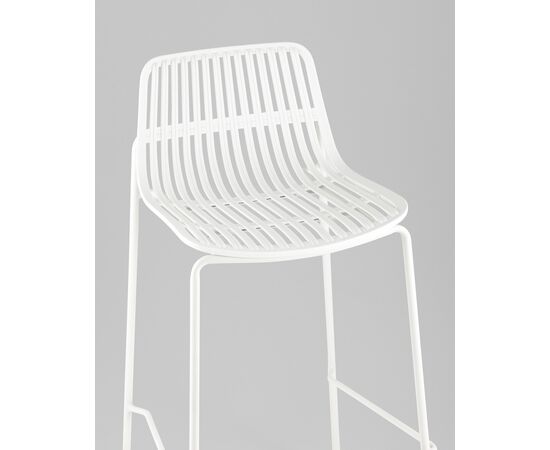 Стул барный Louran с подушкой белый, изображение 10 | Интернет магазин мебели и декора LifeDekor