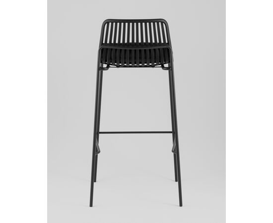 Стул барный Louran с подушкой чёрный, изображение 5 | Интернет магазин мебели и декора LifeDekor