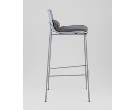 Стул барный Louran с подушкой серый, изображение 4 | Интернет магазин мебели и декора LifeDekor