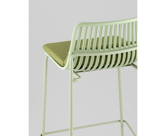 Стул барный Louran с подушкой зелёный, изображение 7 | Интернет магазин мебели и декора LifeDekor