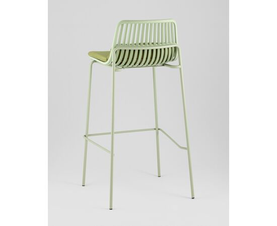 Стул барный Louran с подушкой зелёный, изображение 6 | Интернет магазин мебели и декора LifeDekor