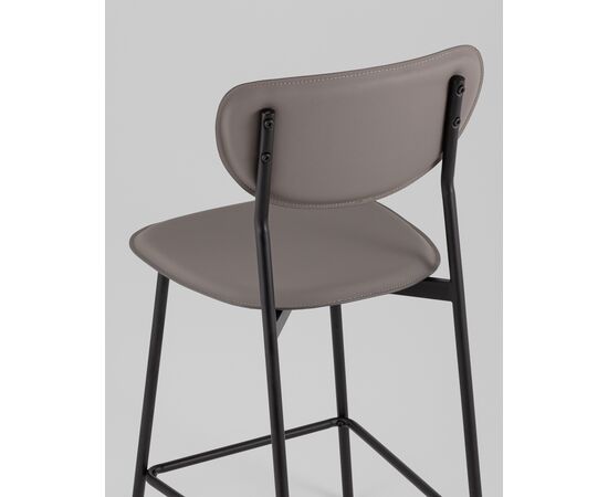 Стул полубарный Minnie серый, изображение 7 | Интернет магазин мебели и декора LifeDekor