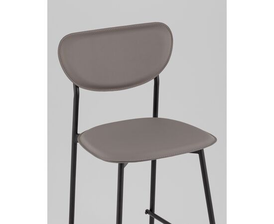 Стул полубарный Minnie серый, изображение 8 | Интернет магазин мебели и декора LifeDekor