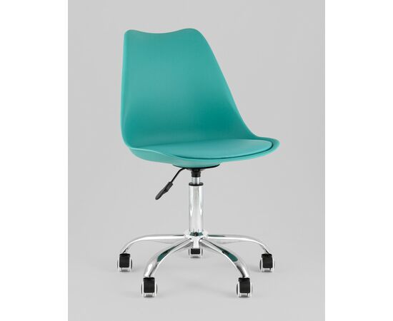 Стул BLOK SN пластиковый бирюзовый, изображение 2 | Интернет магазин мебели и декора LifeDekor