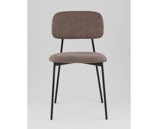 Стул Chao коричневый черные ножки, изображение 3 | Интернет магазин мебели и декора LifeDekor