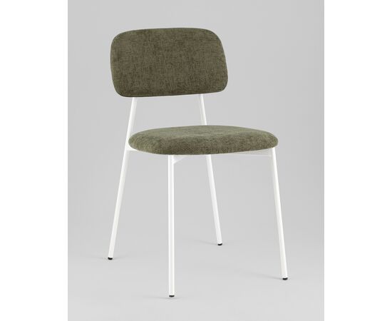 Стул Chao зеленый белые ножки 4 шт., изображение 2 | Интернет магазин мебели и декора LifeDekor