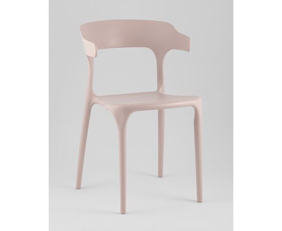 Стул Neo  пластик нежно-розовый, изображение 2 | Интернет магазин мебели и декора LifeDekor