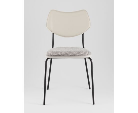 Стул обеденный Casey серый с серой экокожей, изображение 5 | Интернет магазин мебели и декора LifeDekor