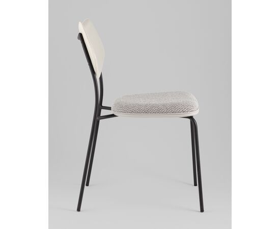 Стул обеденный Casey серый с серой экокожей, изображение 6 | Интернет магазин мебели и декора LifeDekor