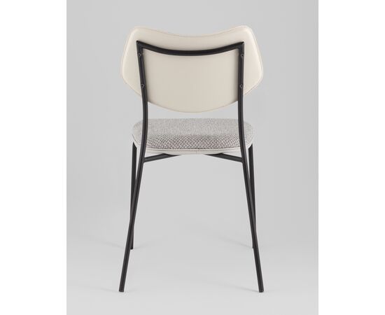 Стул обеденный Casey серый с серой экокожей, изображение 7 | Интернет магазин мебели и декора LifeDekor