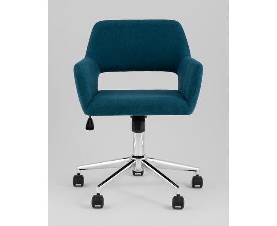 Стул офисный ROSS рогожка синий, изображение 5 | Интернет магазин мебели и декора LifeDekor