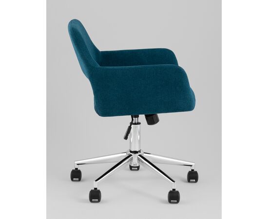 Стул офисный ROSS рогожка синий, изображение 6 | Интернет магазин мебели и декора LifeDekor