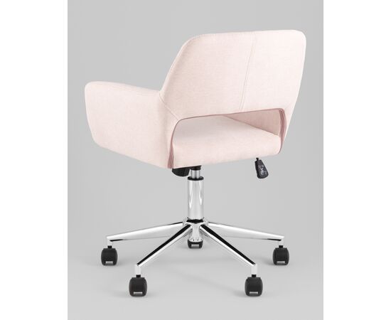 Стул офисный ROSS рогожка светло-розовый, изображение 8 | Интернет магазин мебели и декора LifeDekor