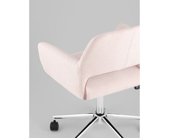 Стул офисный ROSS рогожка светло-розовый, изображение 9 | Интернет магазин мебели и декора LifeDekor