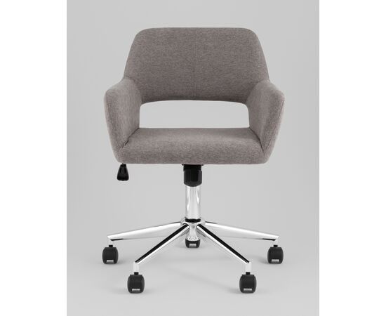 Стул офисный ROSS рогожка темно-серый, изображение 5 | Интернет магазин мебели и декора LifeDekor