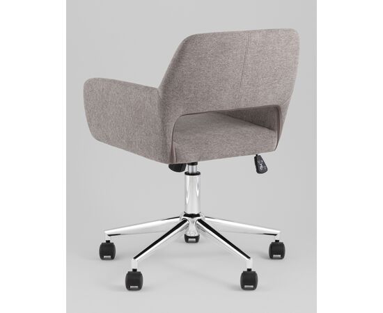 Стул офисный ROSS рогожка темно-серый, изображение 8 | Интернет магазин мебели и декора LifeDekor