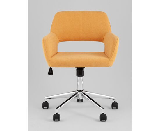 Стул офисный ROSS рогожка желтый, изображение 5 | Интернет магазин мебели и декора LifeDekor