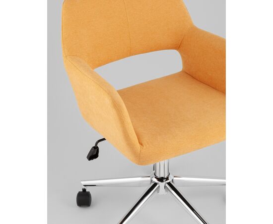 Стул офисный ROSS рогожка желтый, изображение 10 | Интернет магазин мебели и декора LifeDekor