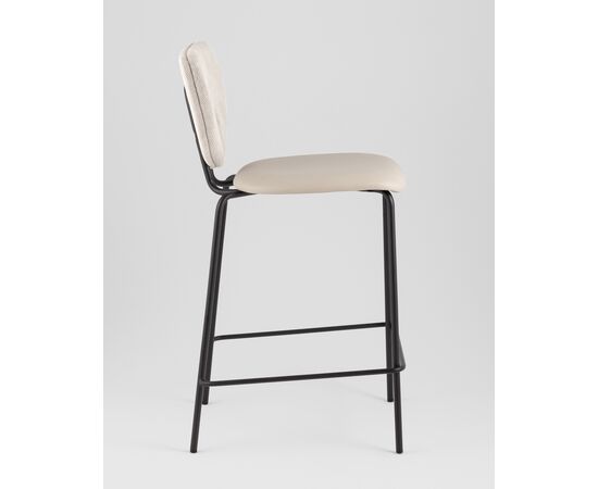 Стул полубарный Masey бежевый с бежевой экокожей, изображение 6 | Интернет магазин мебели и декора LifeDekor