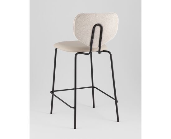 Стул полубарный Masey бежевый с бежевой экокожей, изображение 8 | Интернет магазин мебели и декора LifeDekor