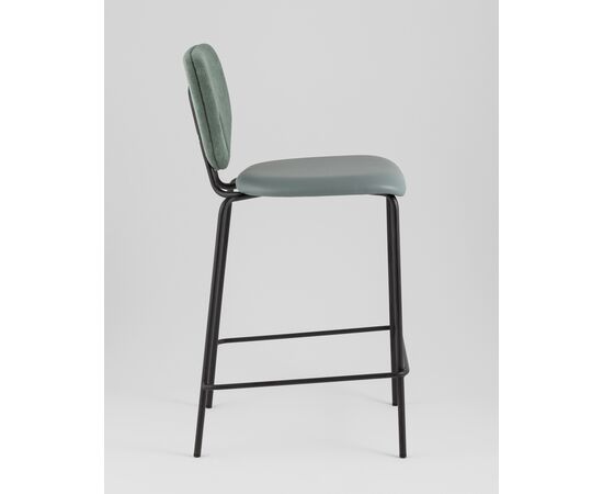 Стул полубарный Masey зеленый со светло-зеленой экокожей, изображение 6 | Интернет магазин мебели и декора LifeDekor